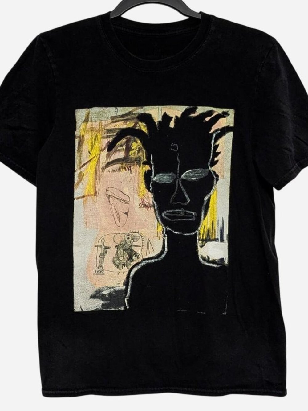 Official Jean-Michel Basquiat Self-Portrait Art Graphic Tee